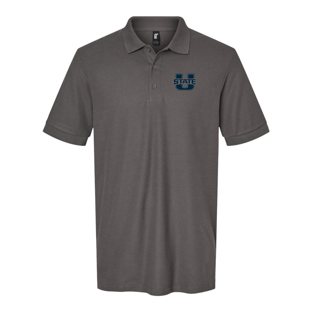 Men's Utah State Aggies Gildan Hammer Pique Polo